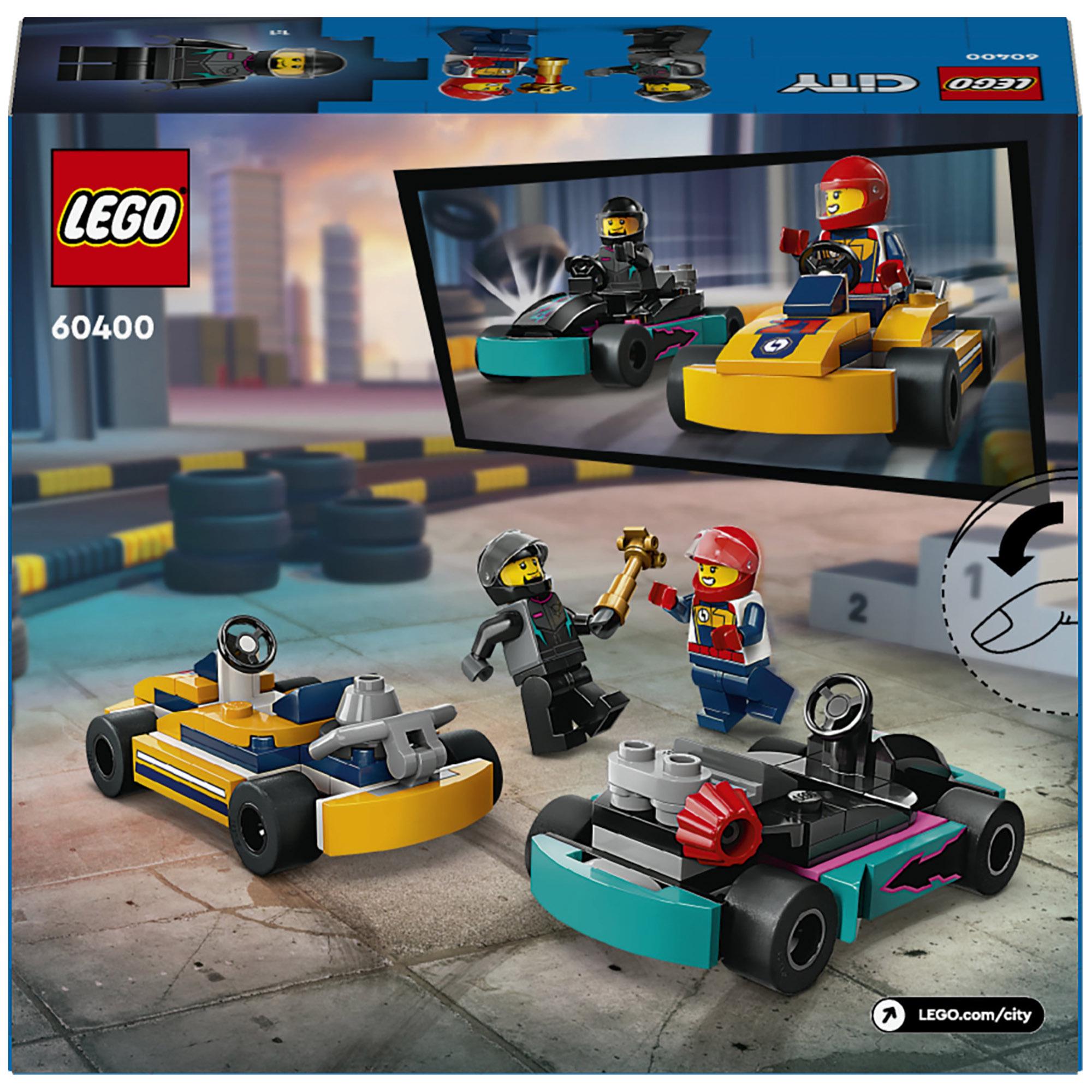 LEGO City Go-Karts Race Drivers toy set, imported from the UK