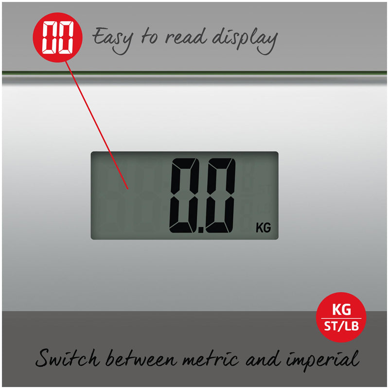 Salter electronic bathroom scale 180kg capacity (British brand)