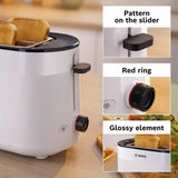 Bosch MyMoment 2 slice toaster in white, UK version