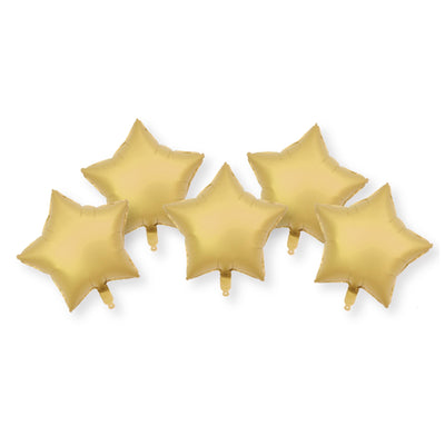 Sainsburys Sainsbury's Home Gold Star Foil Balloons Pack of 5- Buy online at McGrocer