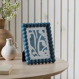 Habitat blue bobble picture frame 5x7 inches, UK version