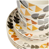 Sainsbury's Home Geo Decal dinner set 12-piece, imported from the UK