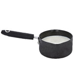 Habitat 14cm black aluminium milkpan, imported from the UK