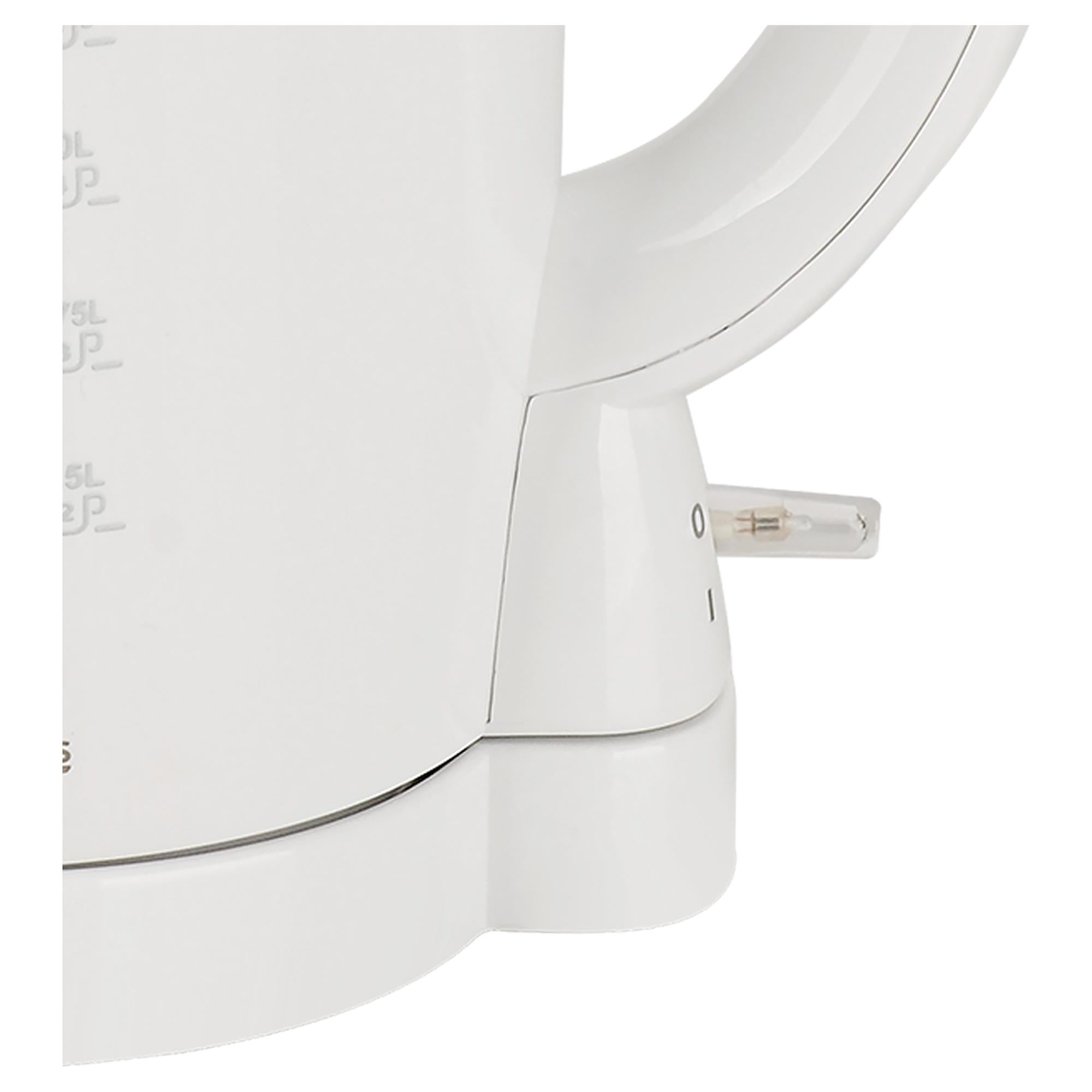 Cookworks white electric kettle 1.7L, imported from the UK