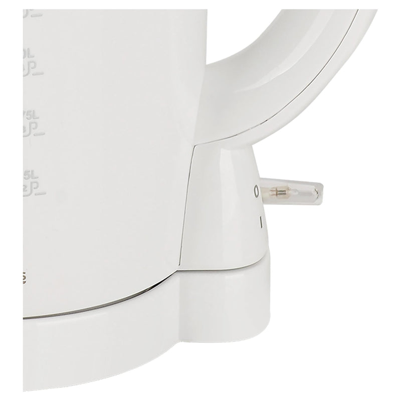 Cookworks white electric kettle 1.7L, imported from the UK