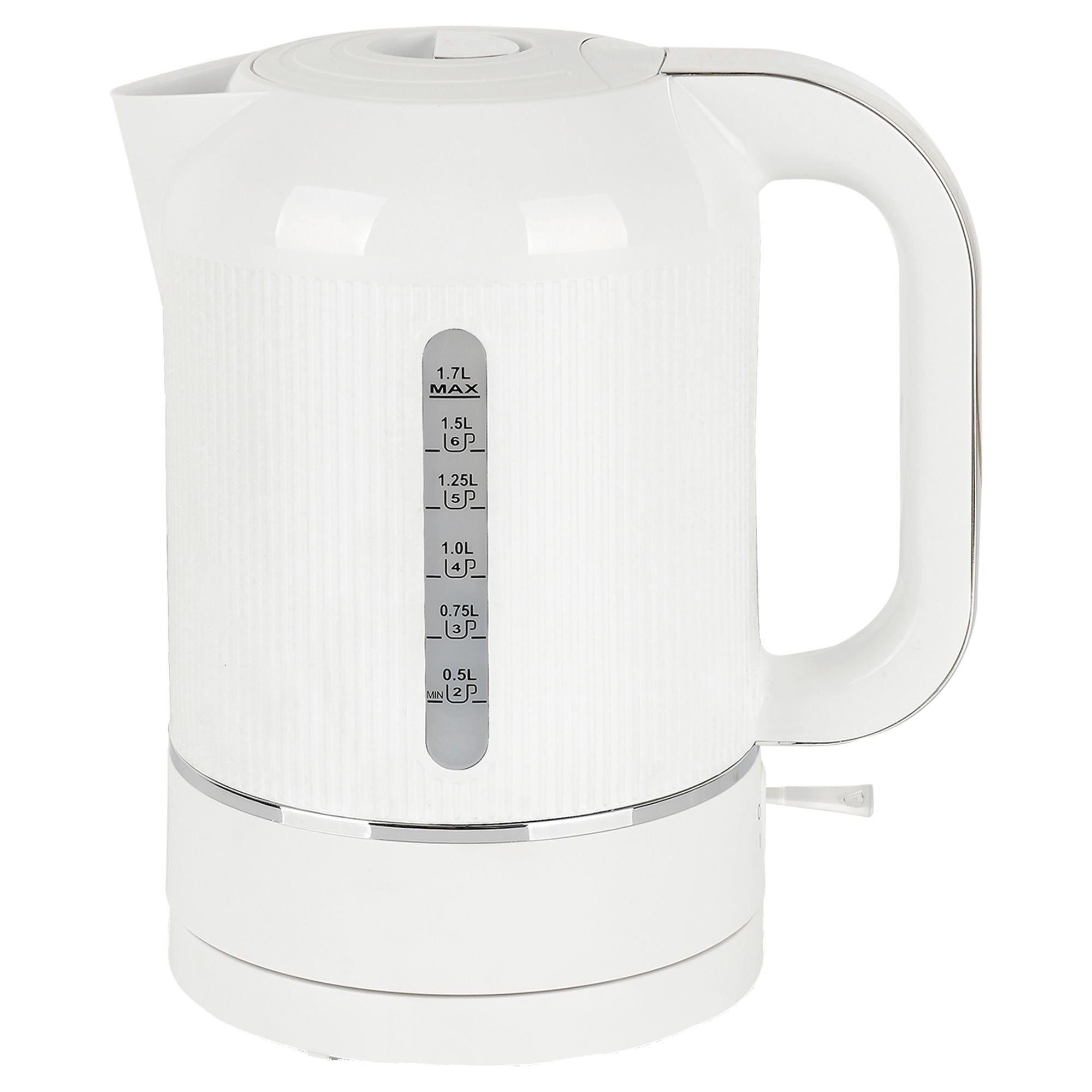 Cookworks white electric kettle 1.7L - British product