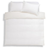 Habitat white waffle bedding set king size, UK version