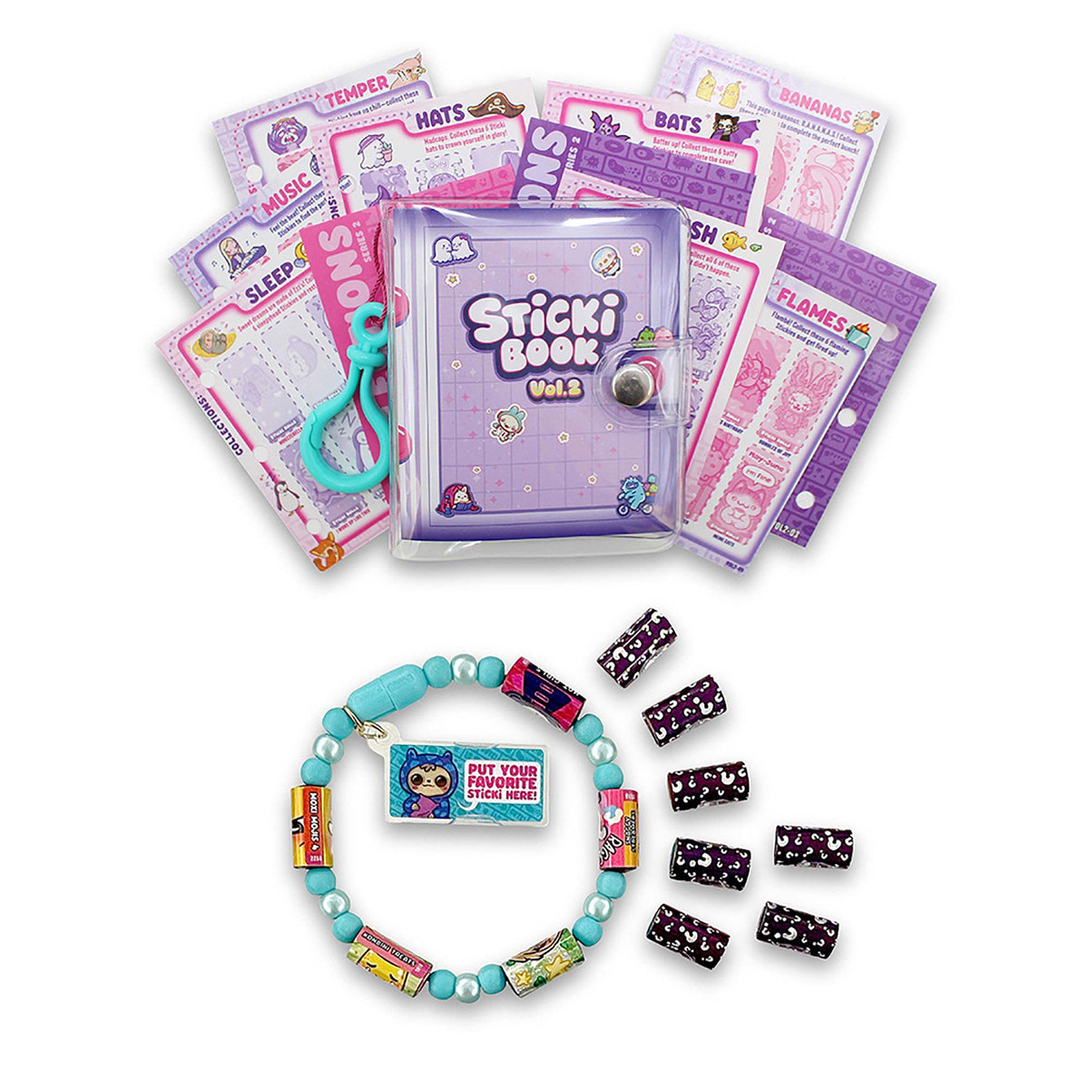 Sticki Rolls sticker book pack Series 2, imported from the UK