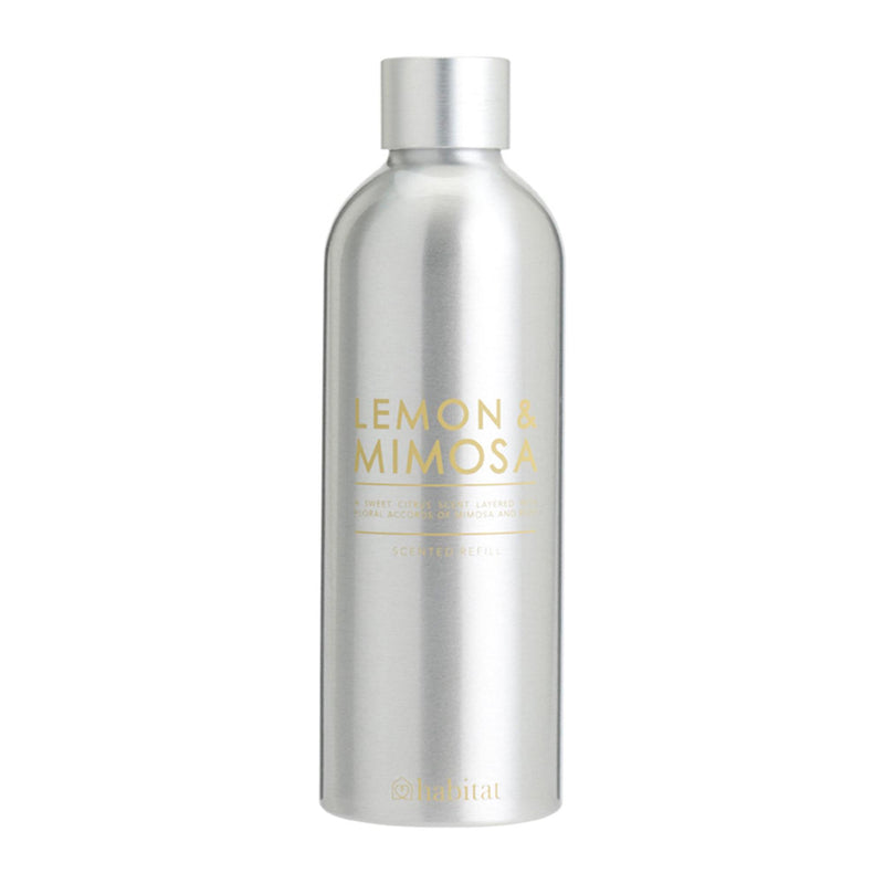 Habitat Lemon and Mimosa Scented Diffuser Refill 180ml, UK version