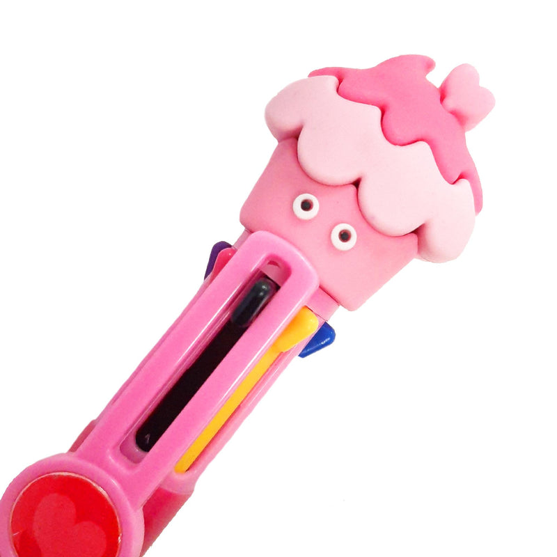Tinc Mallo Heart multi click pen with 8 colours 15cm, UK version