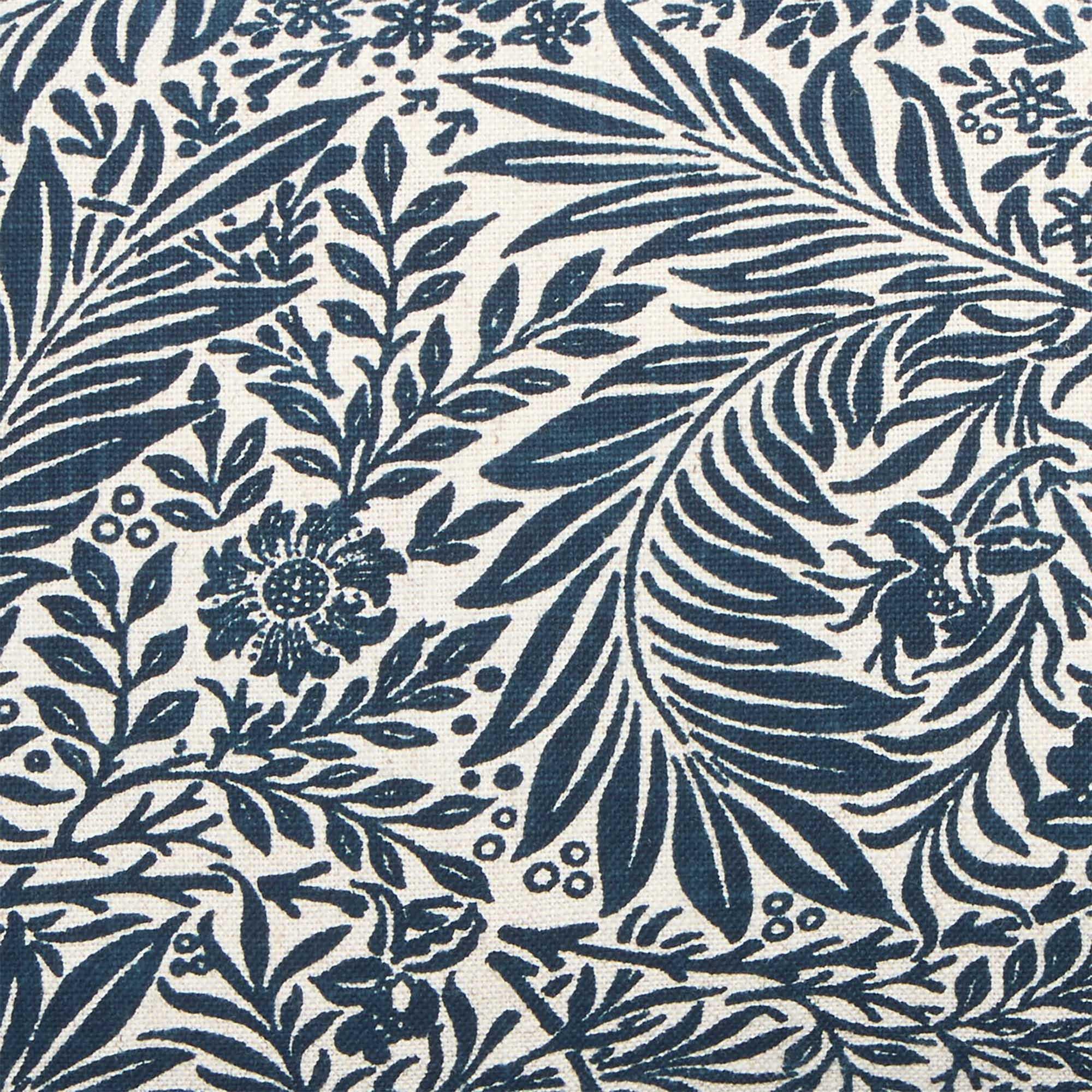 Sainsbury's Home lumbar cushion navy floral 30x80, UK version