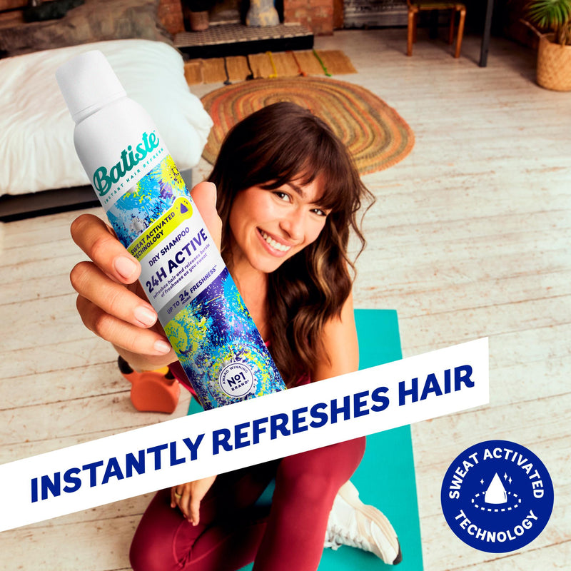 Batiste 24H Active dry shampoo 200ml - British product