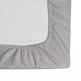 Habitat cotton fitted sheet dove grey 135x190cm, UK version