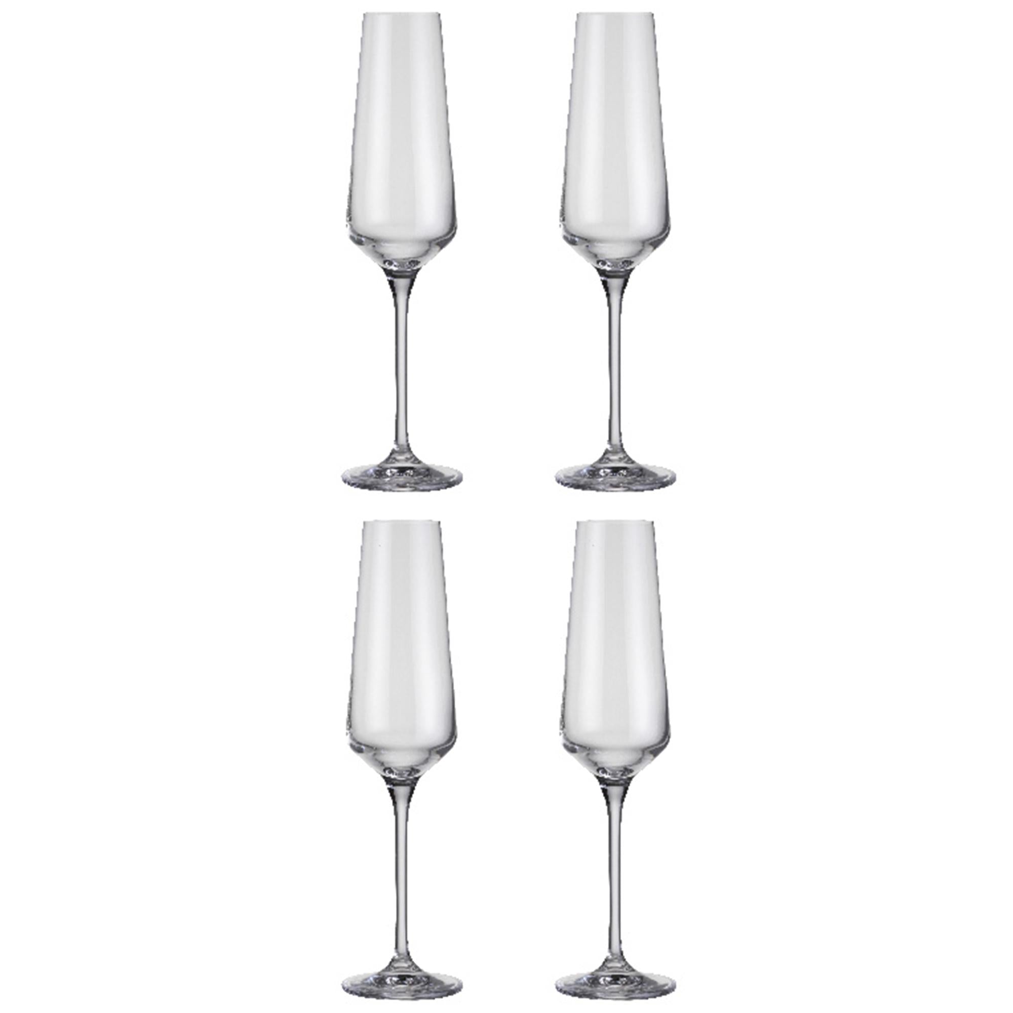 Habitat Dalston set of 4 champagne flutes, UK version