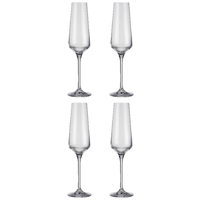 Habitat Dalston set of 4 champagne flutes, UK version