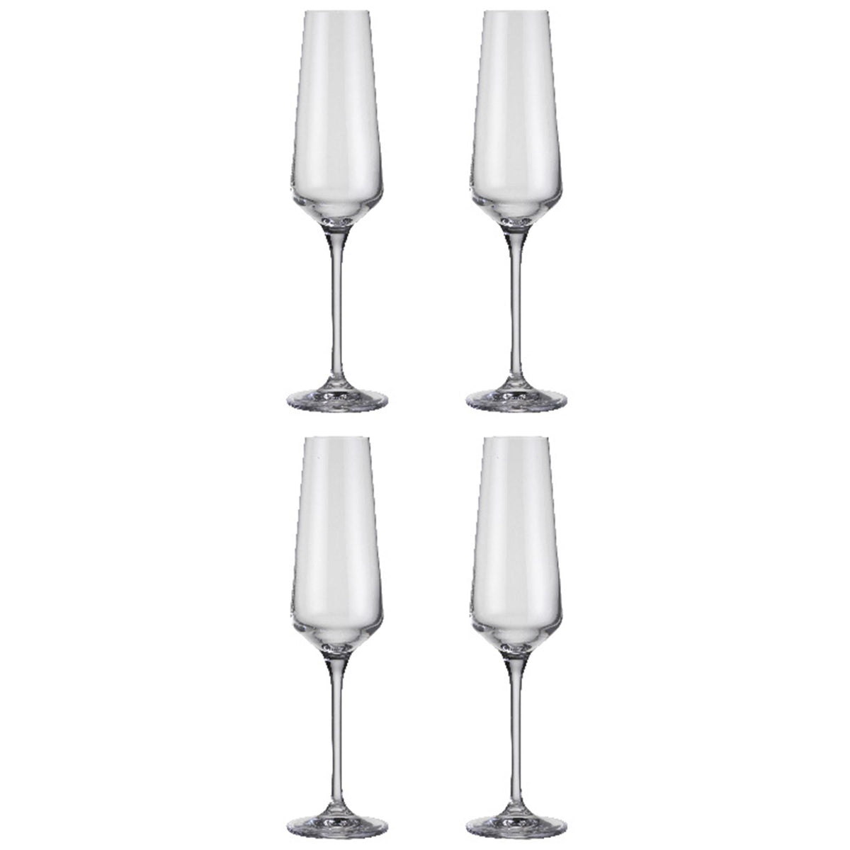 Habitat Dalston set of 4 champagne flutes, UK version