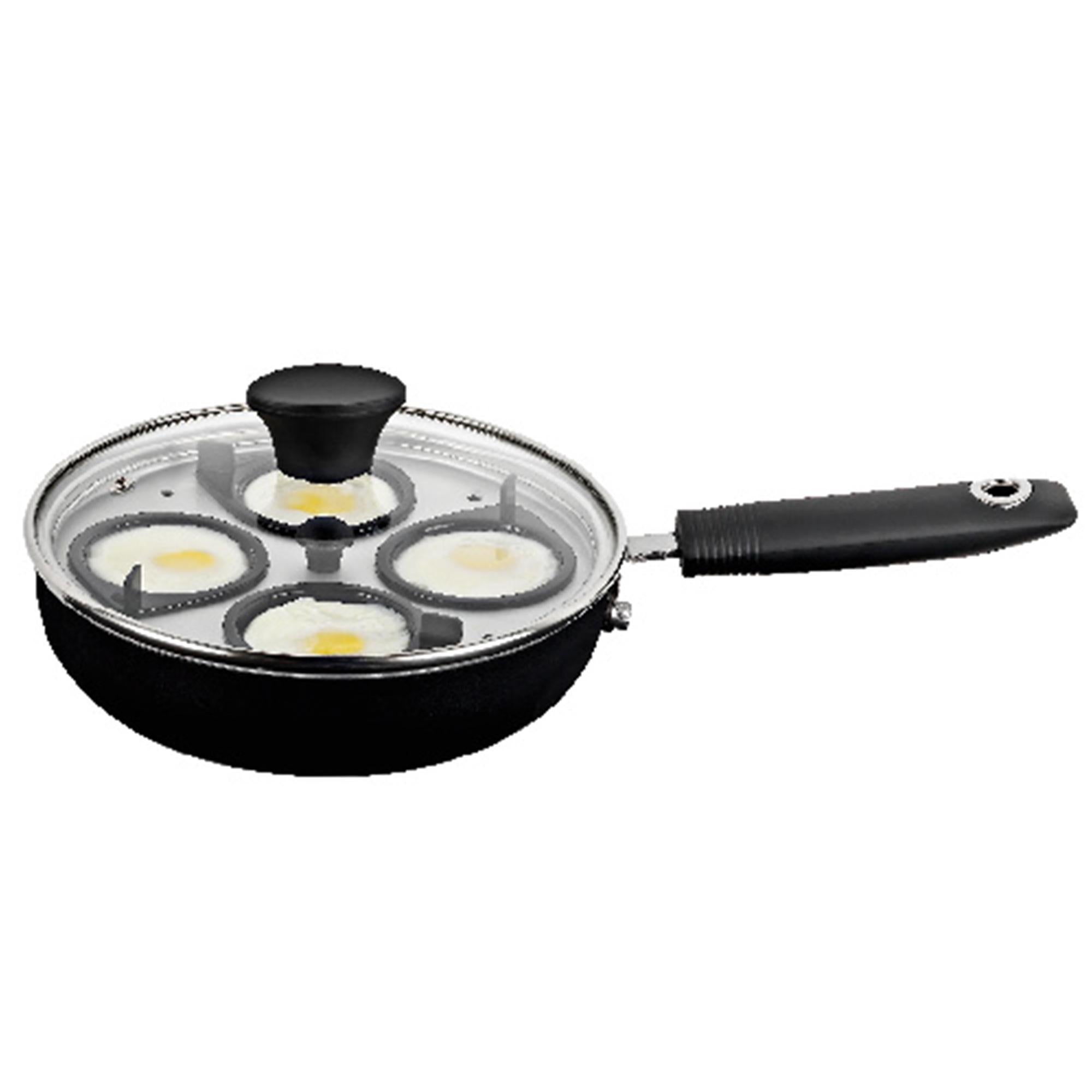 Sainsbury's Home black aluminium egg poacher 20cm diameter (British brand)