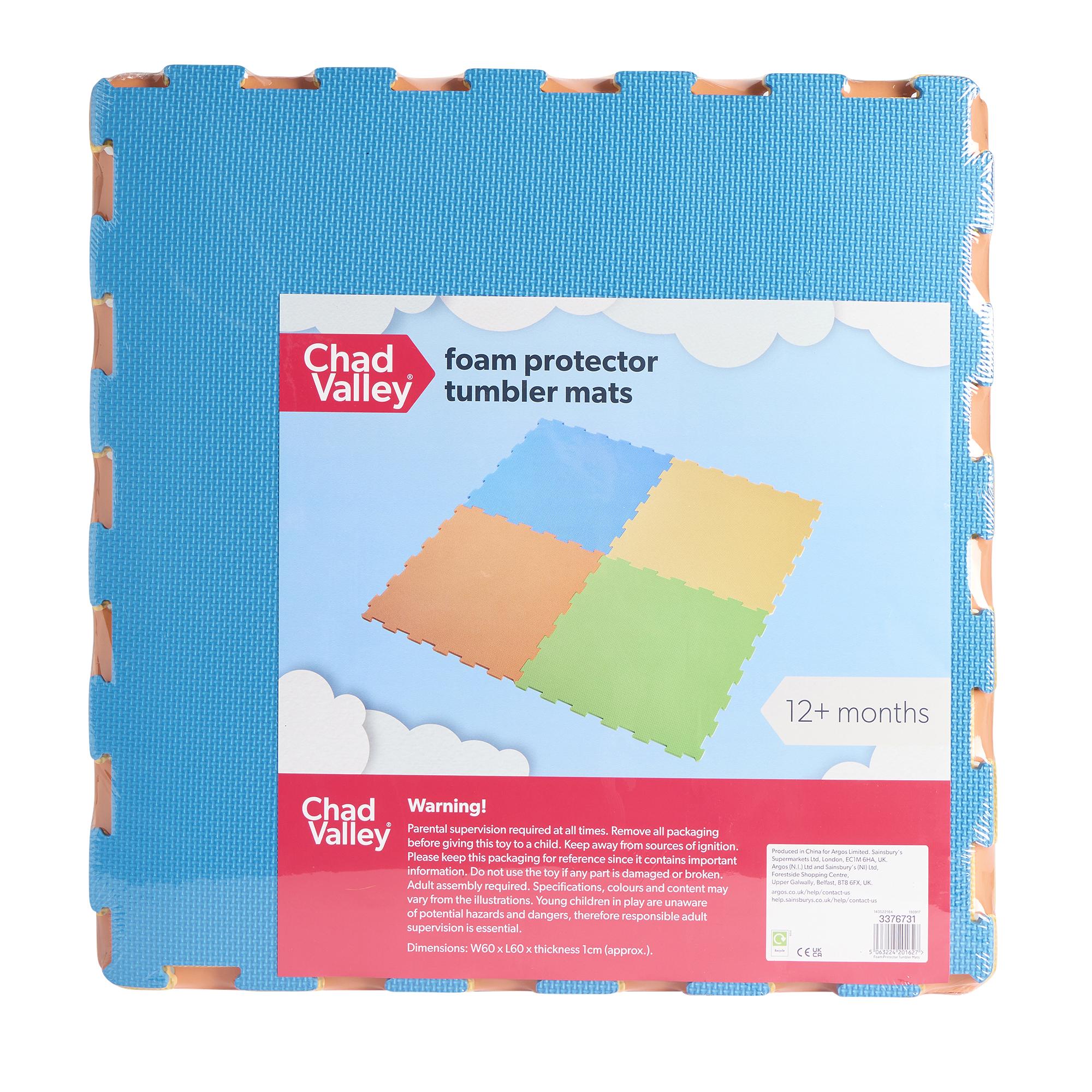 Chad Valley foam protector mats interlocking set 60x60cm - British product