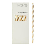 Sainsbury's gold spot paper straws 25 pack, UK version