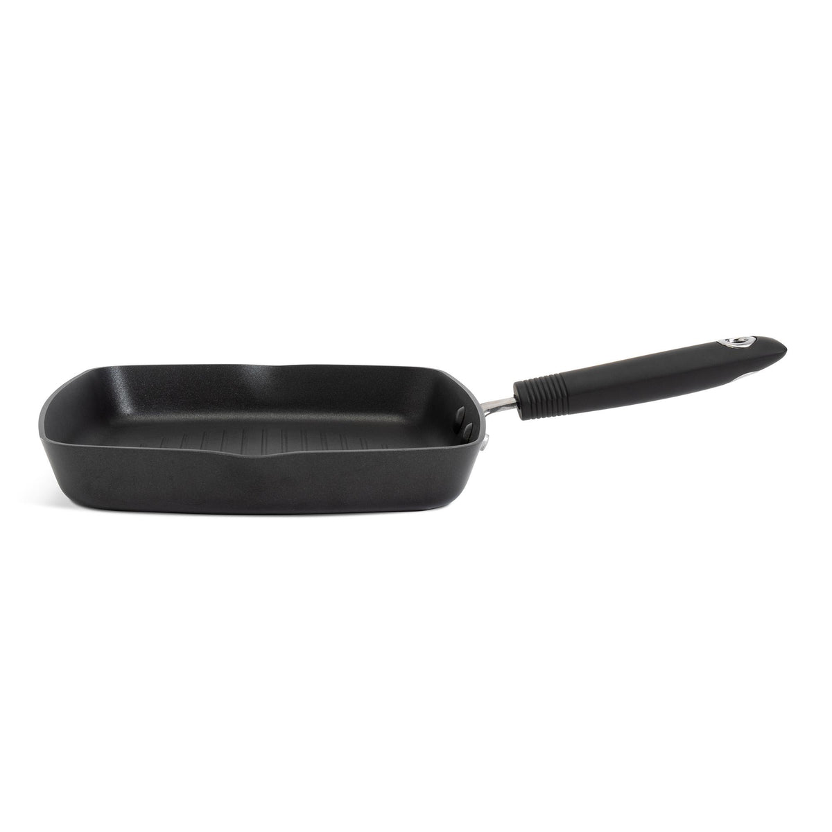 Habitat Black Aluminium Griddle Pan 24cm Non-Stick, UK version