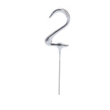 Sainsbury's Home silver number 2 cake sparkler candle 17cm, imported from the UK