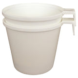 Cookworks travel kettle white 0.4L with cups (British brand)