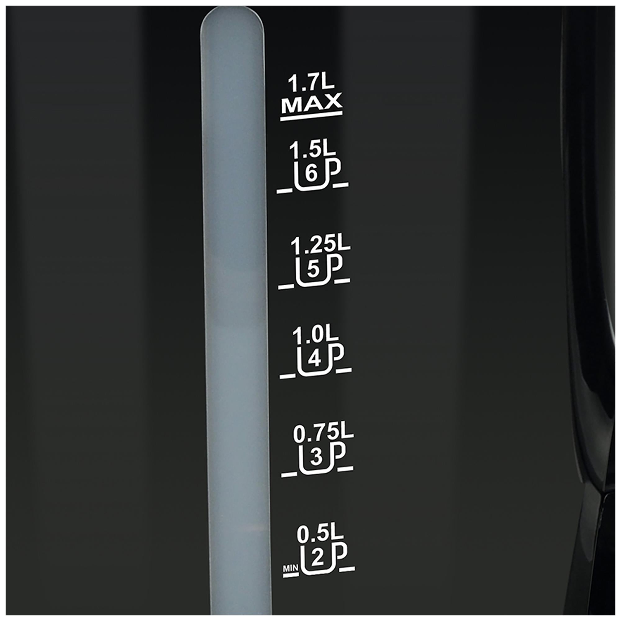 Cookworks electric kettle black 1.7 litre - British product
