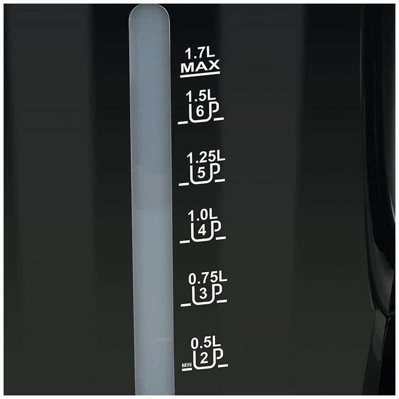 Cookworks electric kettle black 1.7 litre - British product