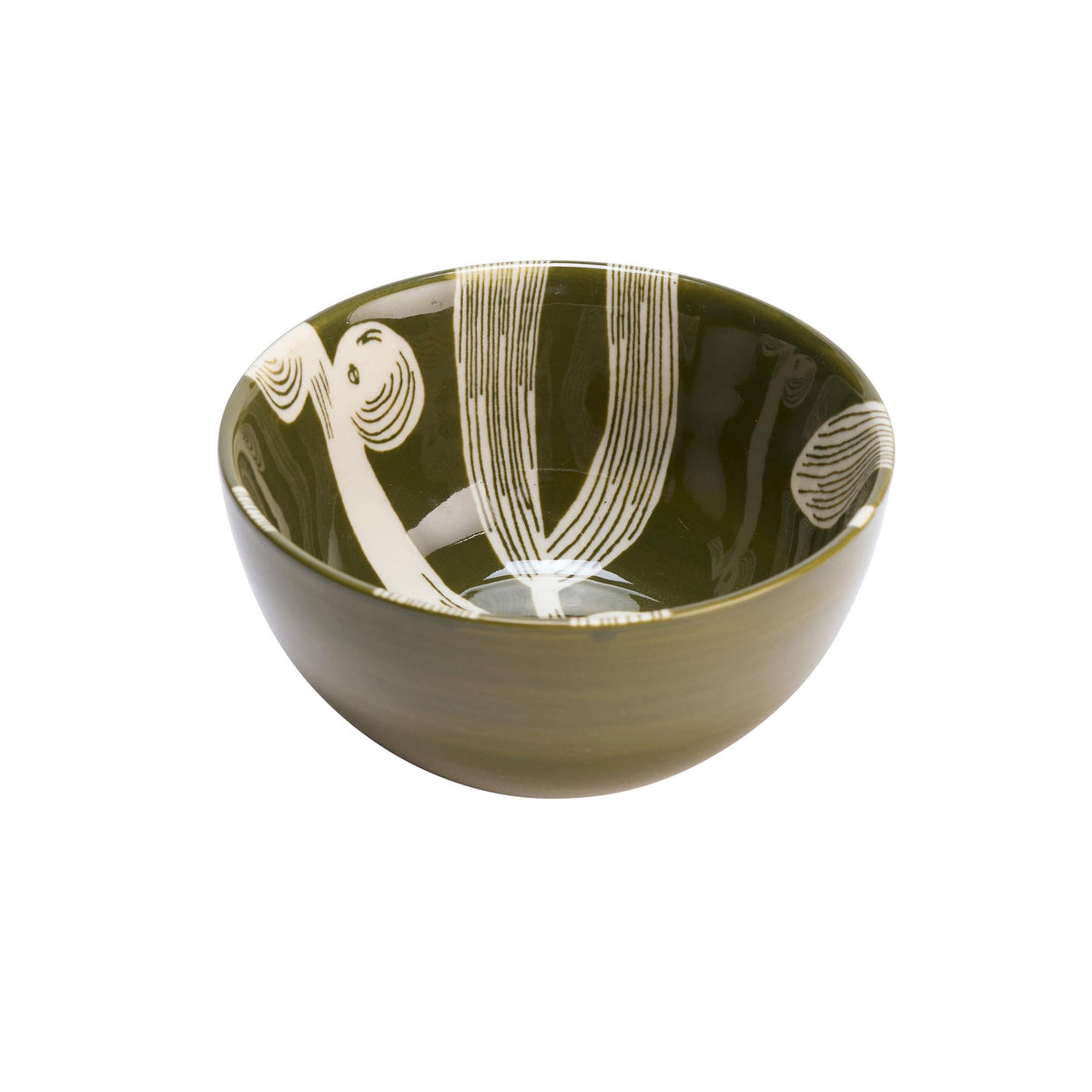 Habitat stoneware nibble bowl Green 250ml, UK version
