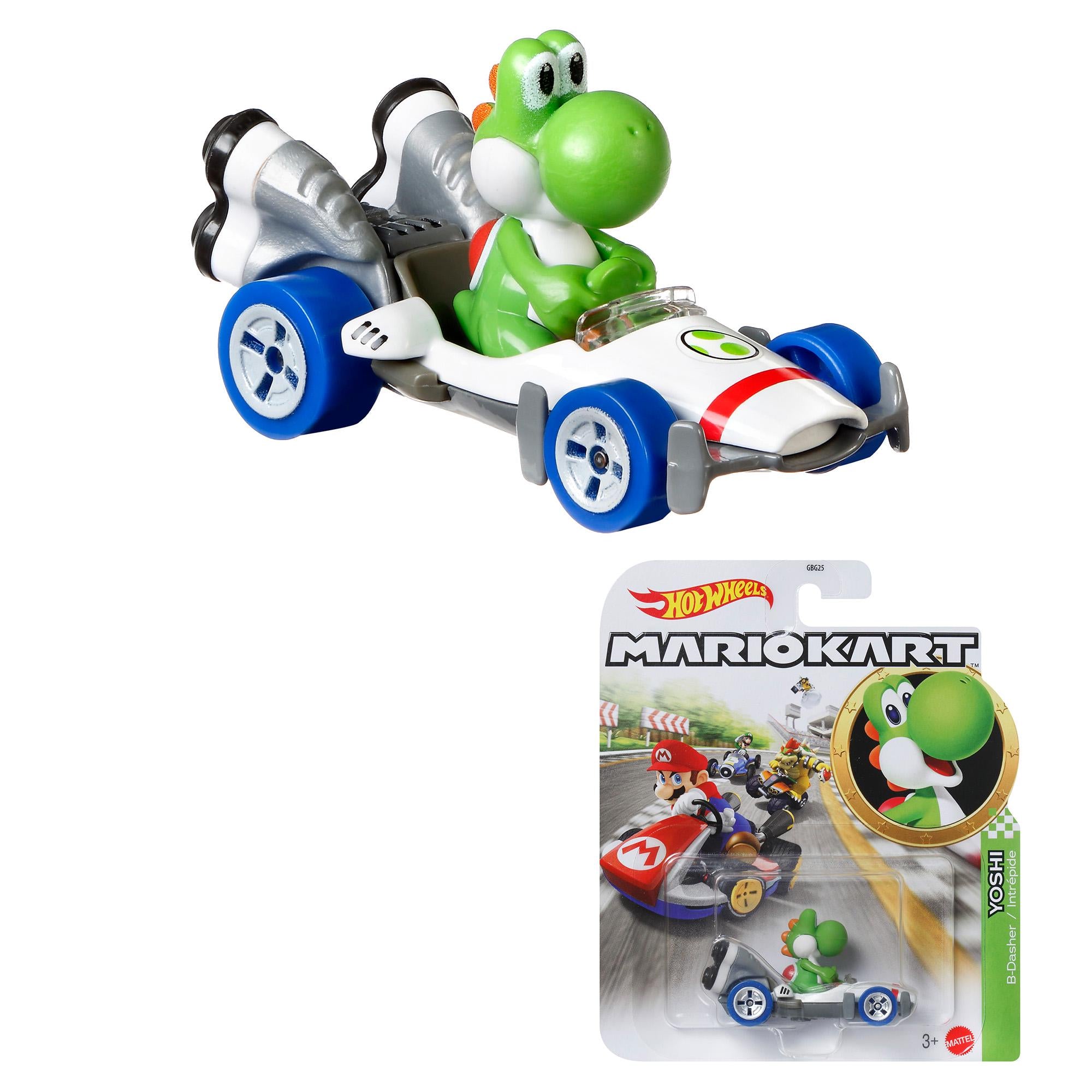 Hot Wheels Mario Kart die-cast vehicle assortment, UK version