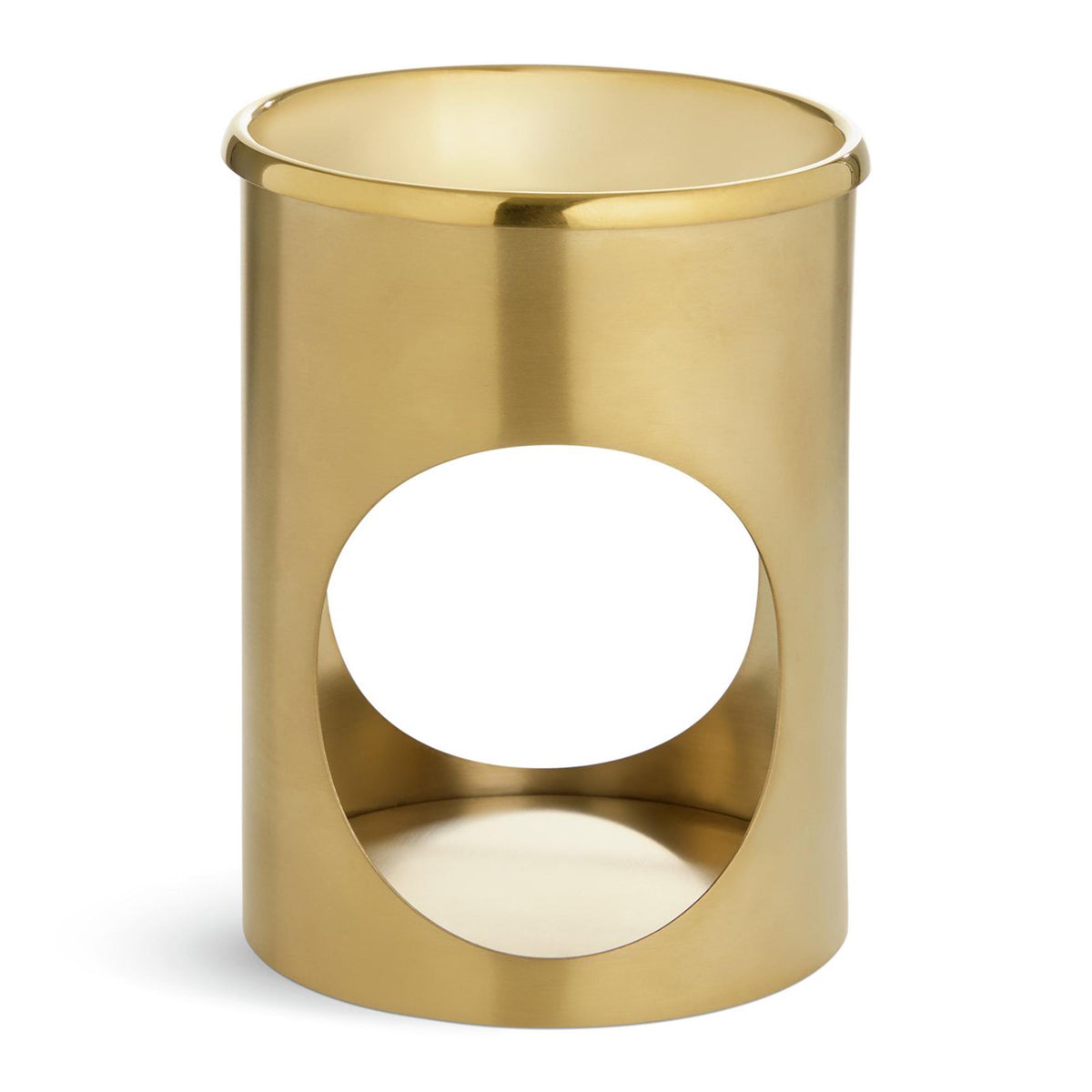 Habitat stainless steel oil burner brass finish, imported from the UK