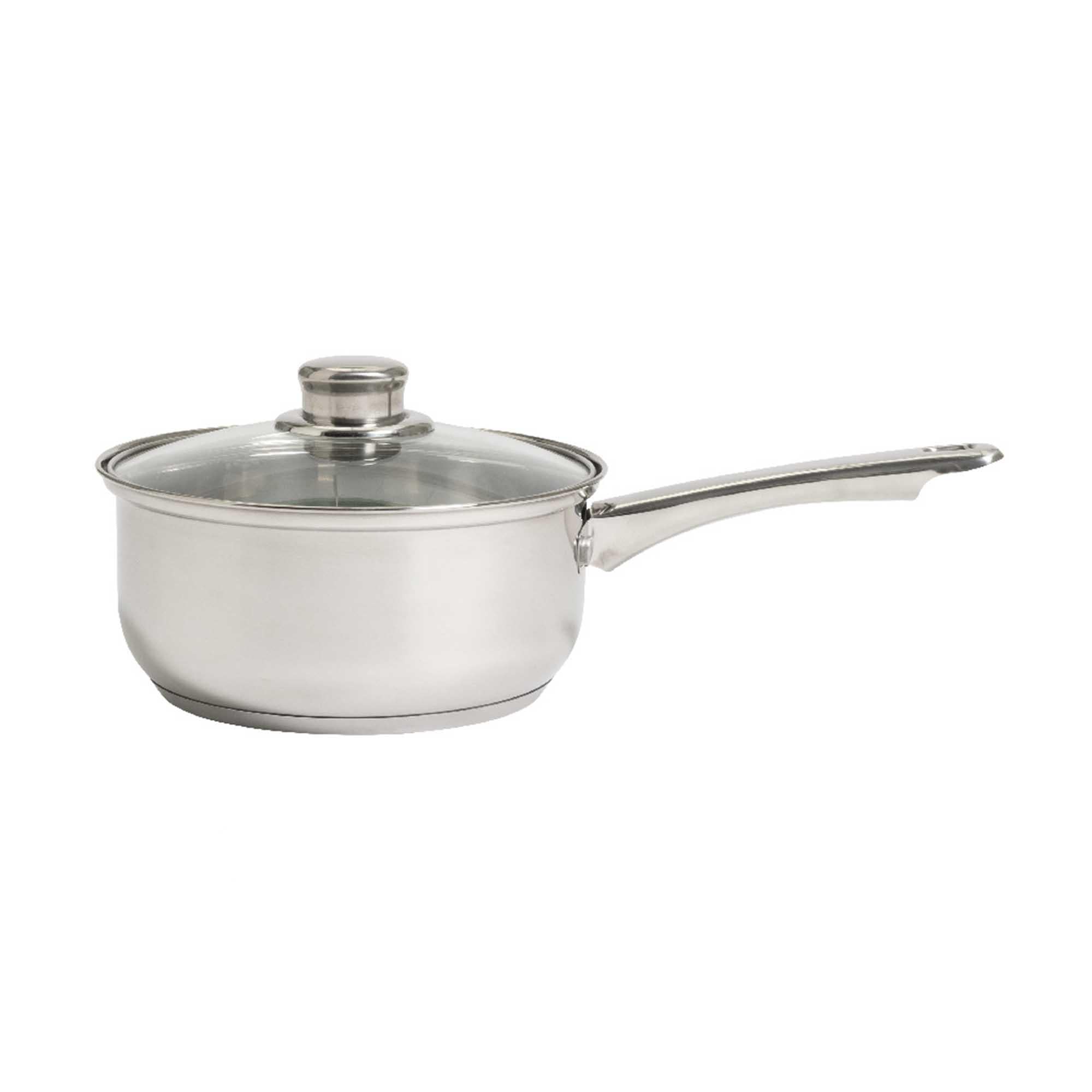 Sainsbury's Home 3 piece stainless steel saucepan set (British brand)
