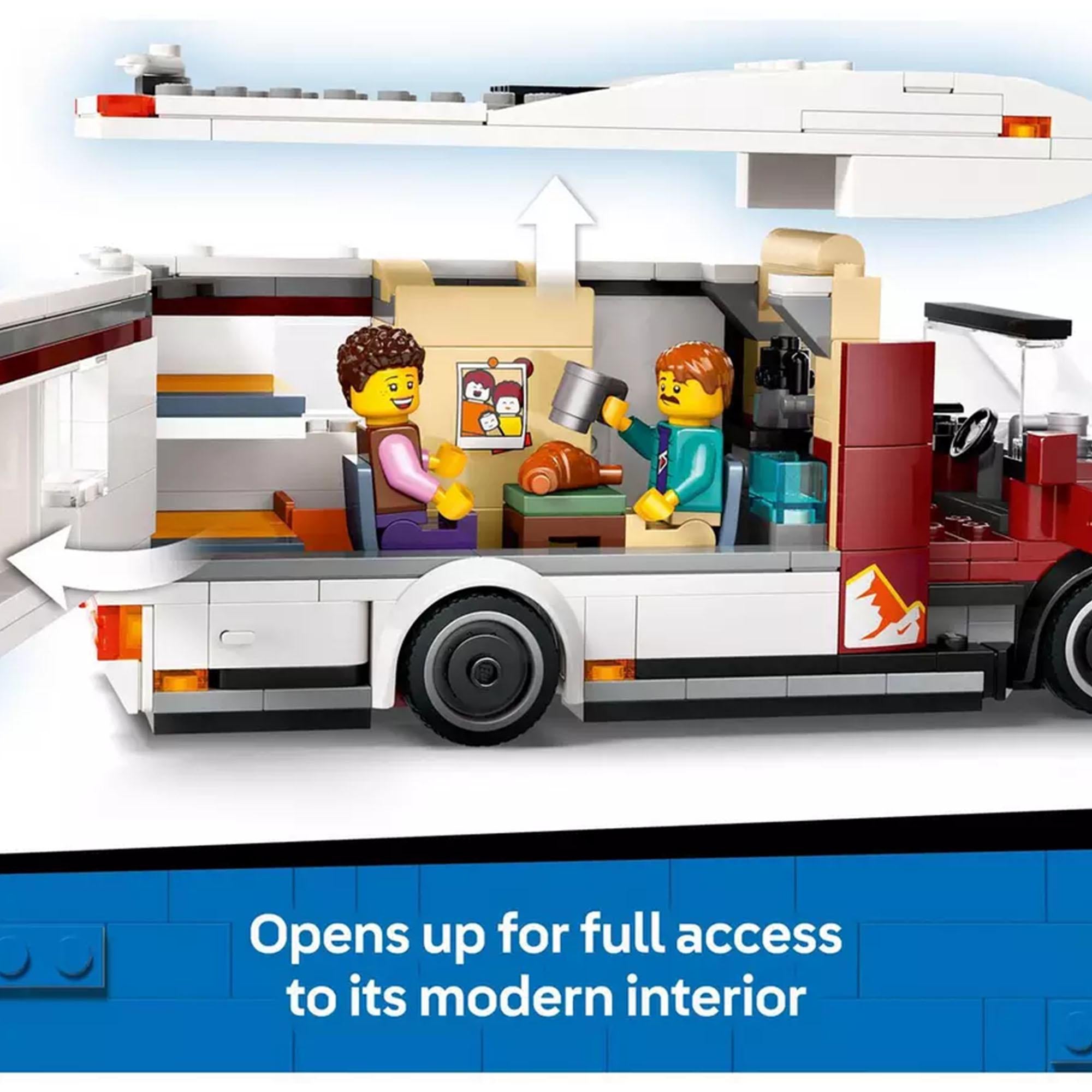 LEGO Holiday Adventure Camper Van toy, imported from the UK