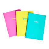 Sainsbury's Home pack of 3 A5 notebooks - British product