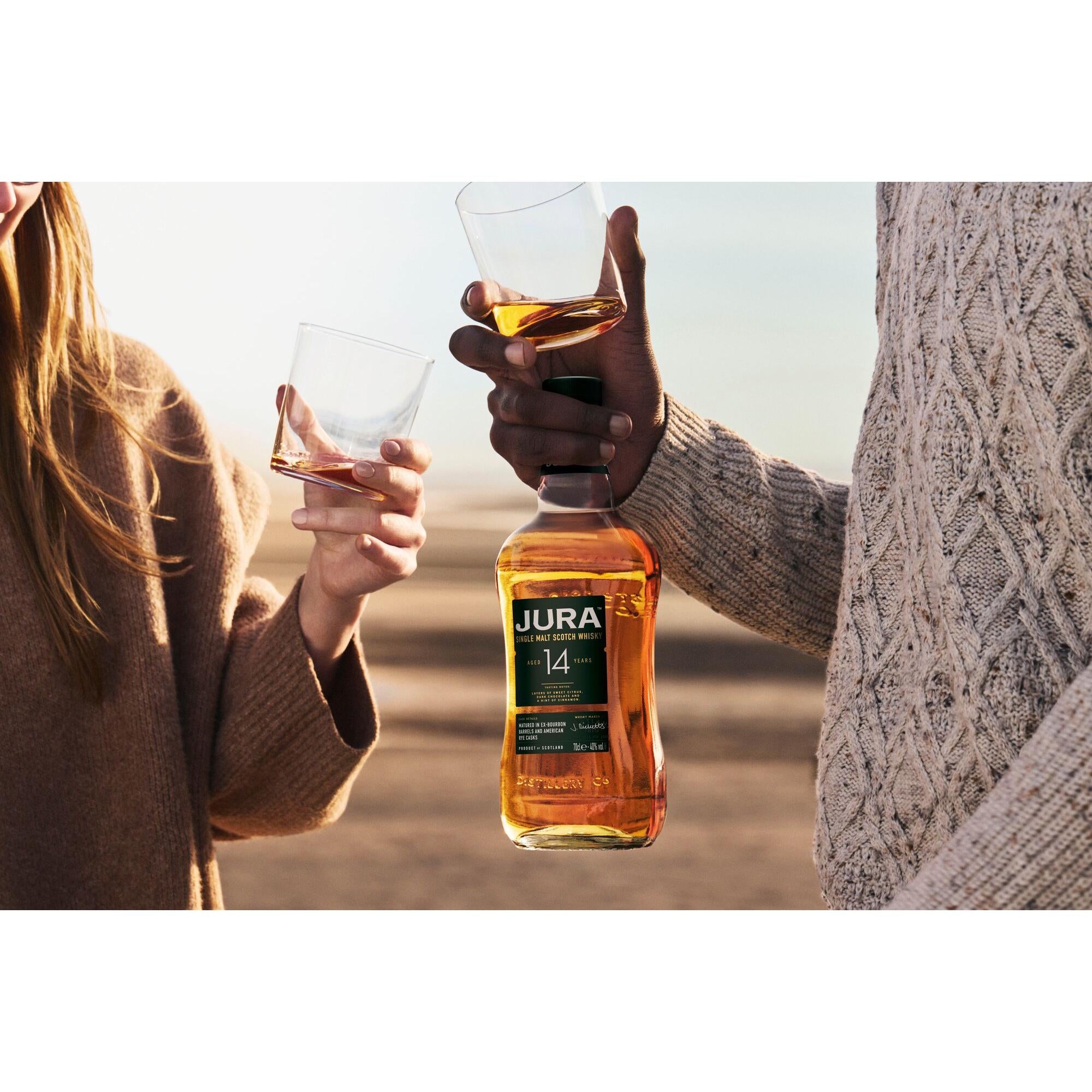 Jura 14 Year Old single malt Scotch whisky 70cl, imported from the UK