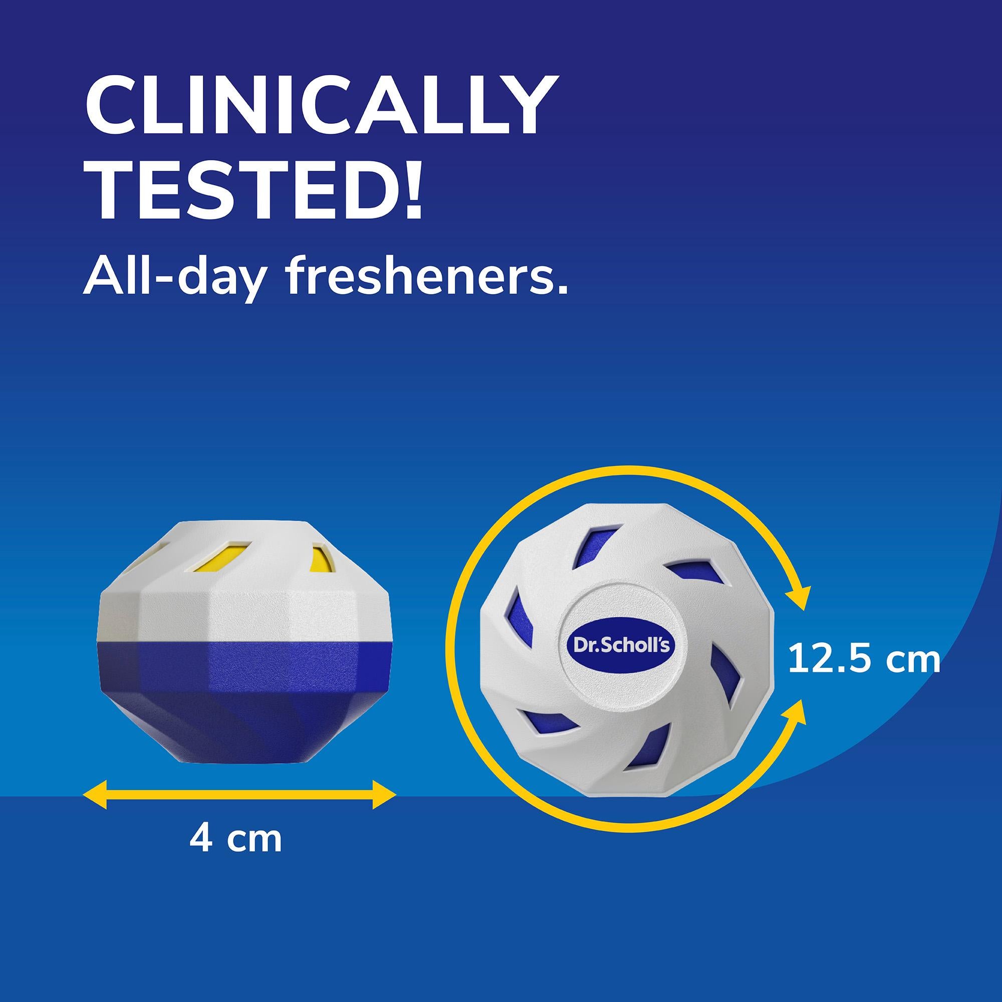 Dr. Scholl's shoe deodoriser balls 3g - British product