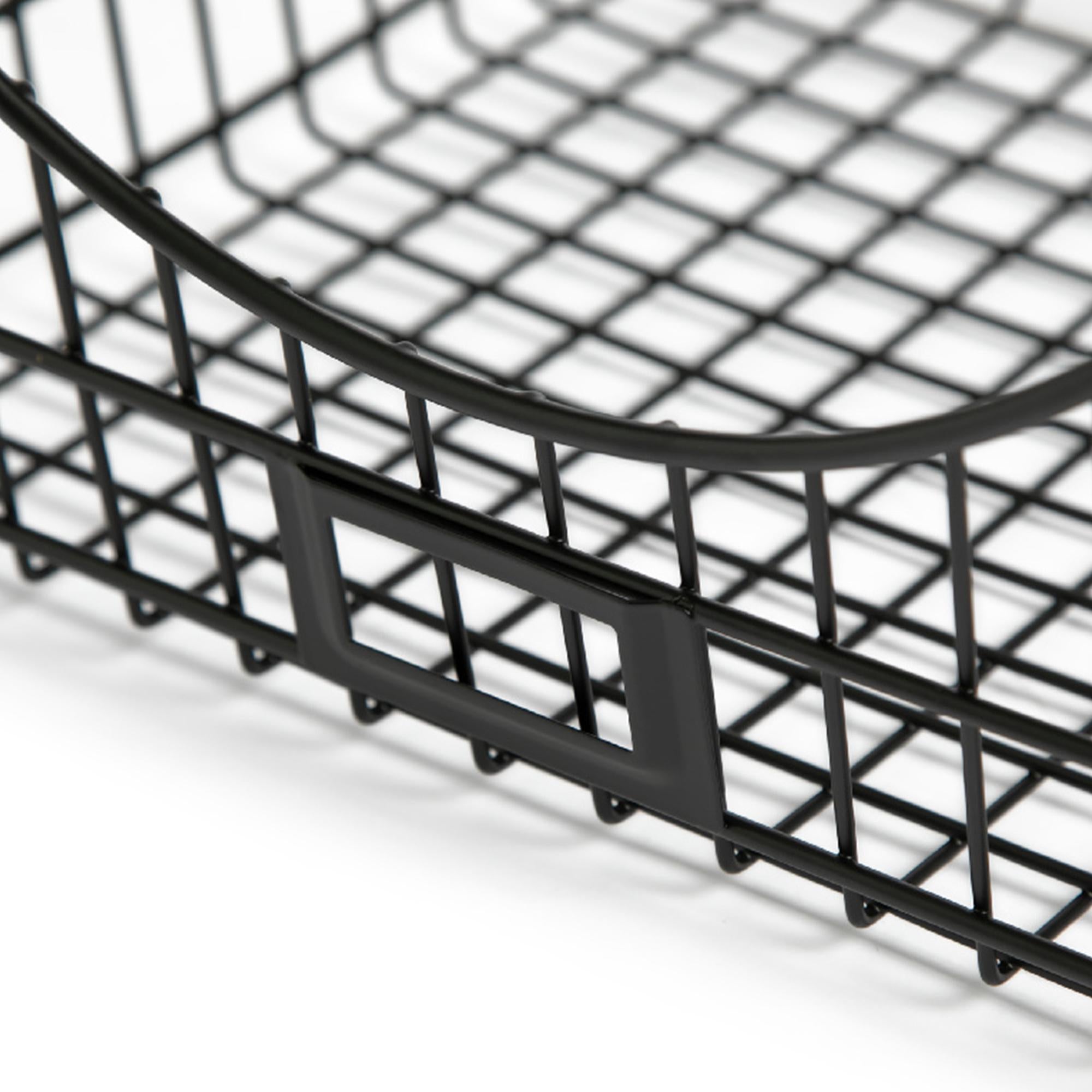Habitat pack of 2 storage baskets with label slot - British product