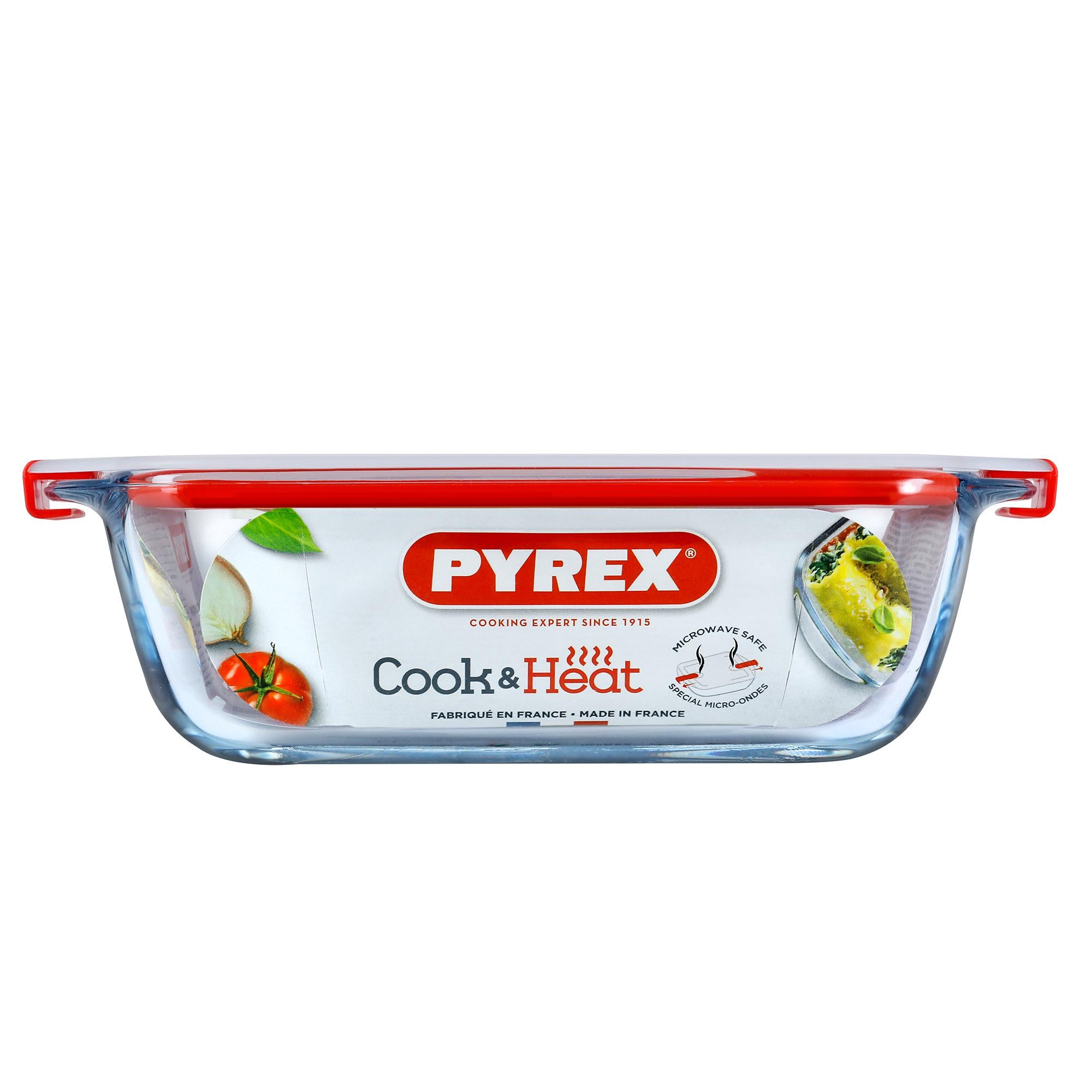 Pyrex Cook & Heat 2.6L rectangular glass dish - British product