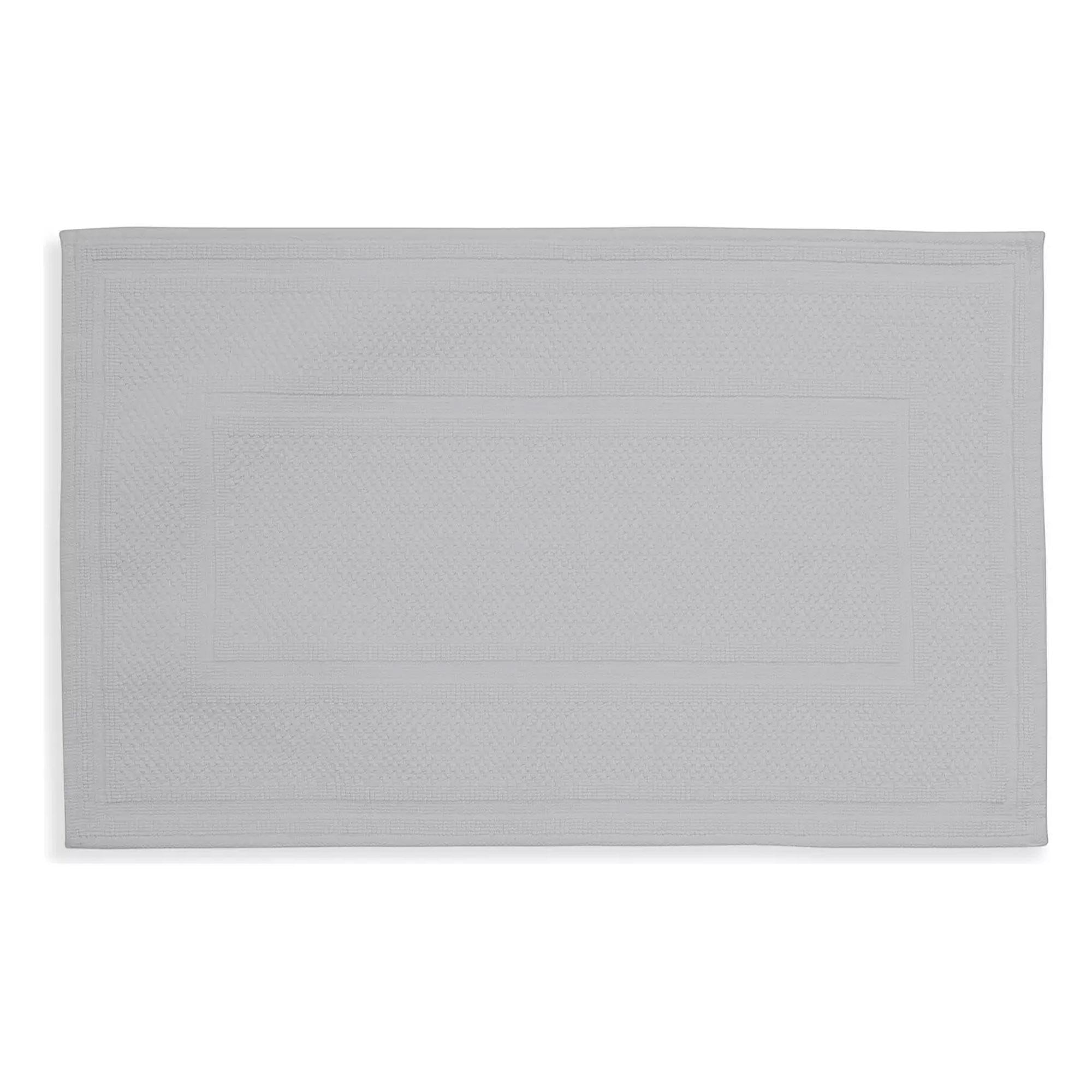 Habitat Cotton Textured Bath Mat Dove Grey 80x50cm, UK version