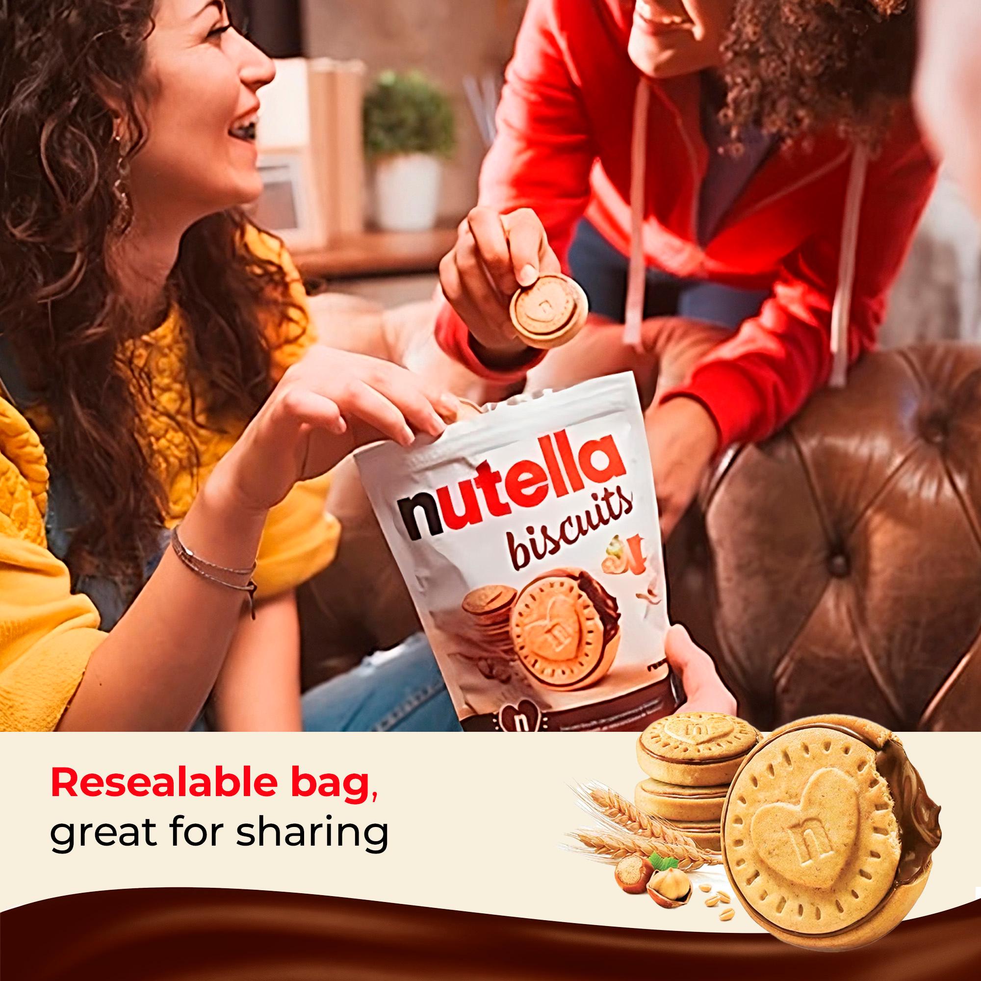 Nutella chocolate hazelnut biscuits 276g pack, imported from the UK