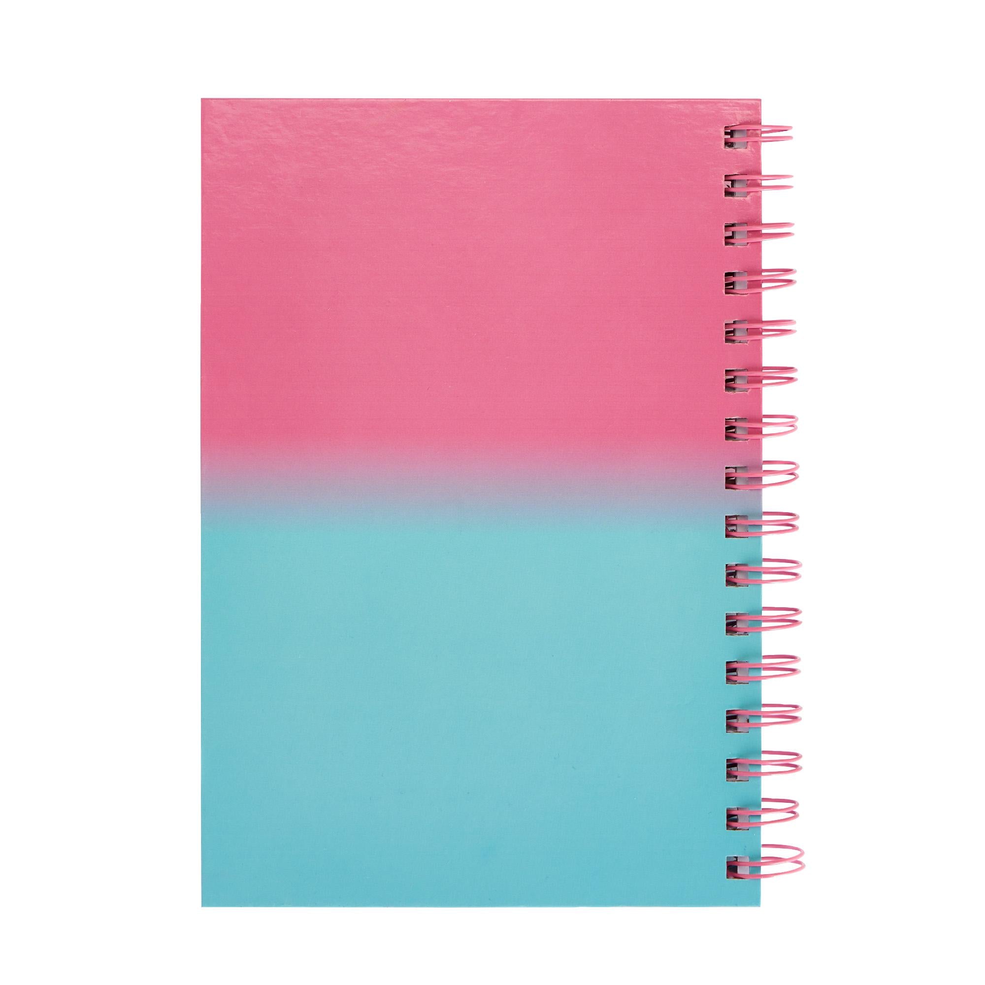 Sainsbury's Home Pink Charm notebook A5, imported from the UK