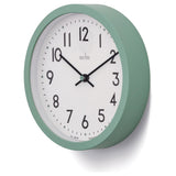 Acctim Elstow wall clock green 20cm - British product