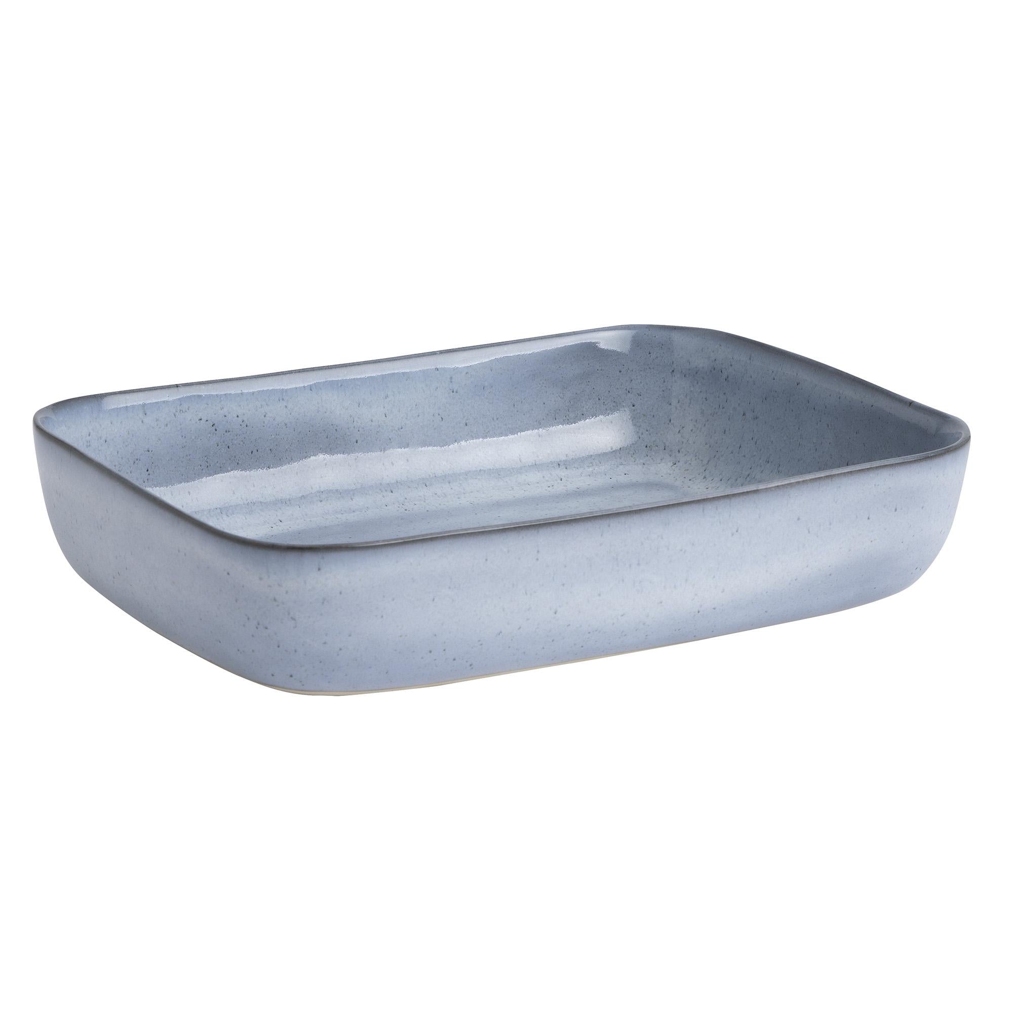 Habitat blue large roasting dish stoneware, UK version