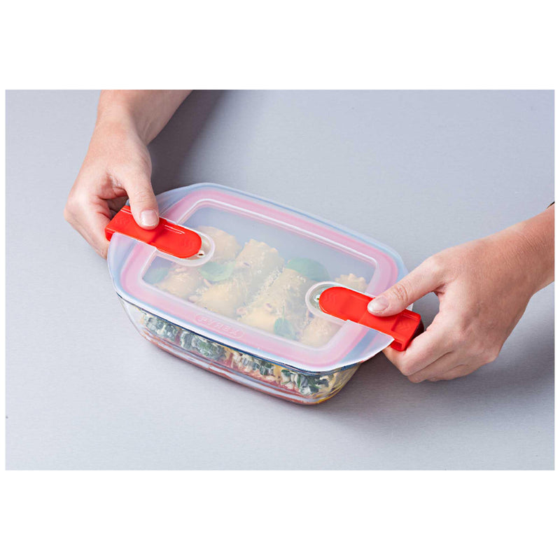 Pyrex Cook & Heat 2.6L rectangular glass dish - British product