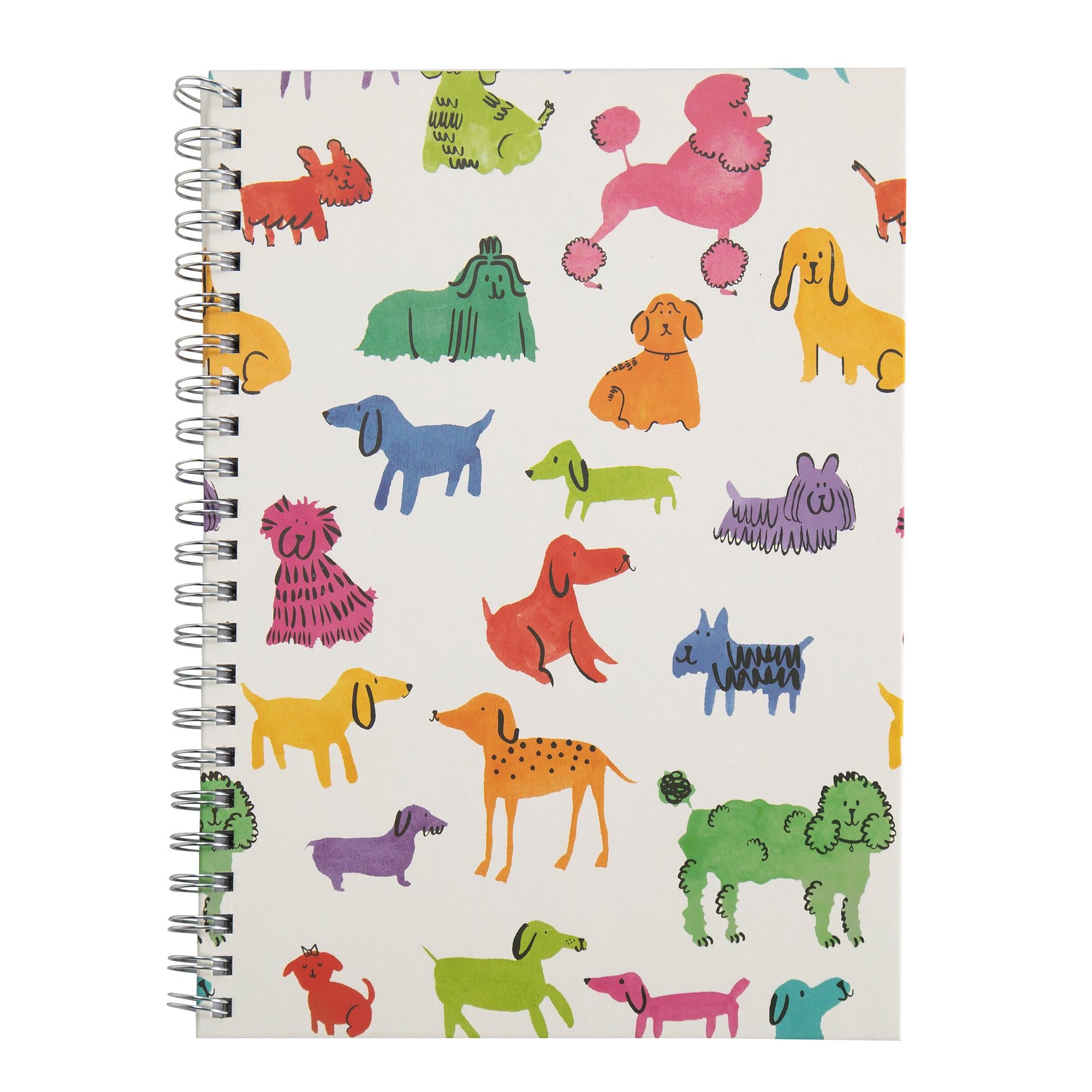 Sainsbury's Home A4 wiro notebook with dog design 192 pages - British product
