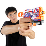 XSHOT Skins Menace Dart Blaster with 8 Foam Darts (British brand)