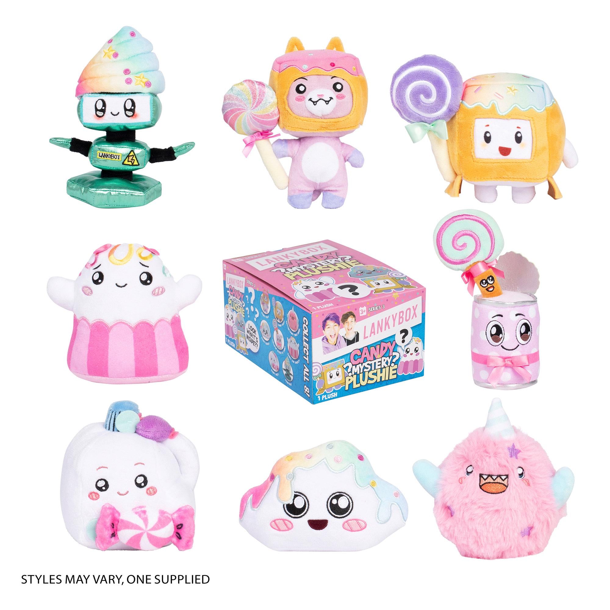 Lankybox Mini Mystery Plushie Soft Toy, UK version