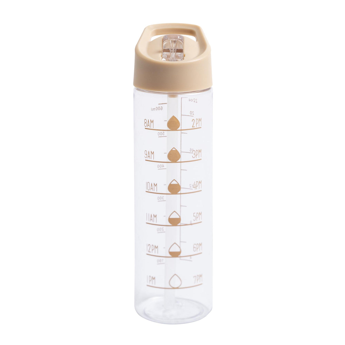 Sainsbury's Home beige sipper water bottle 700ml (British brand)