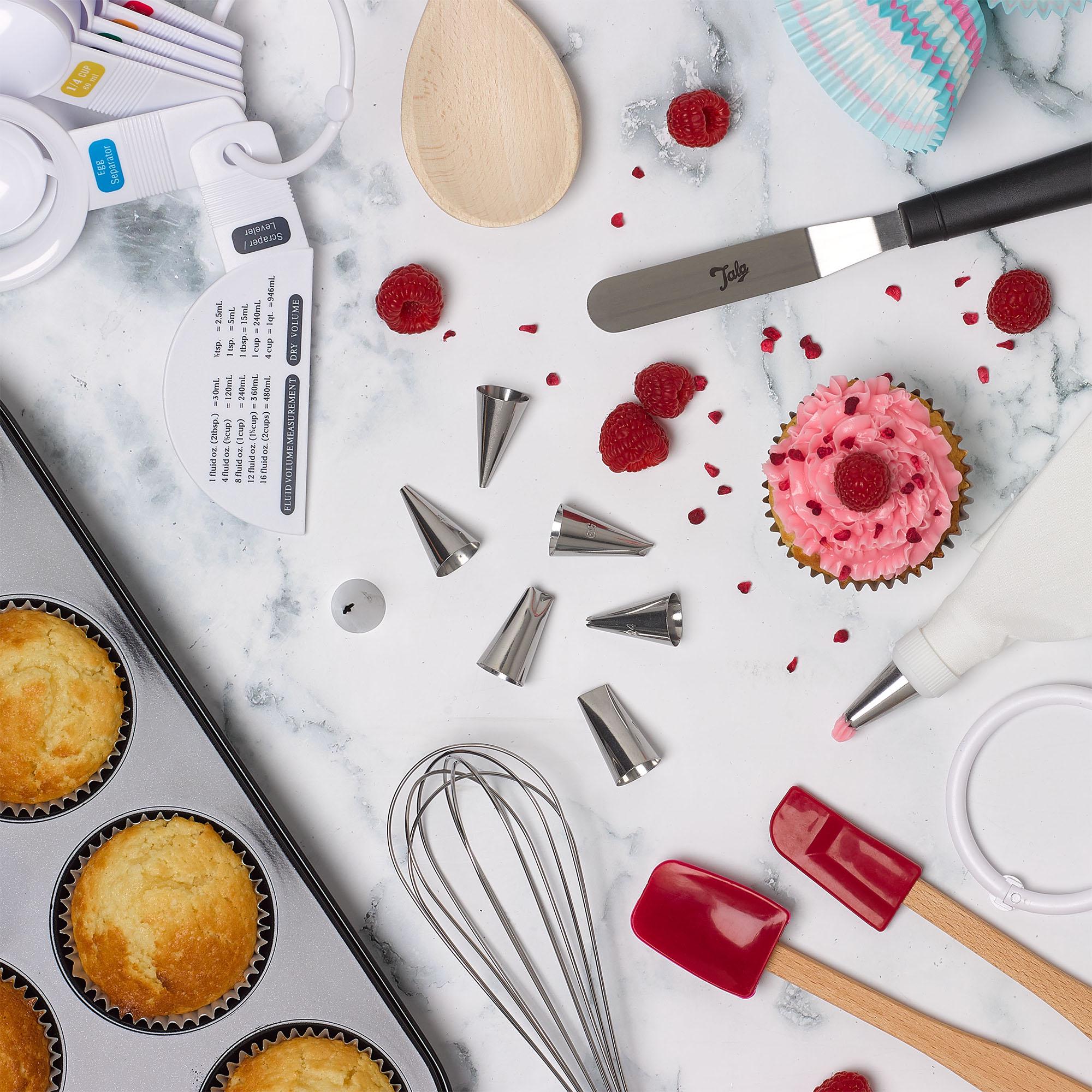 Tala Food Decorating Set with Piping Bag and Nozzles (British brand)