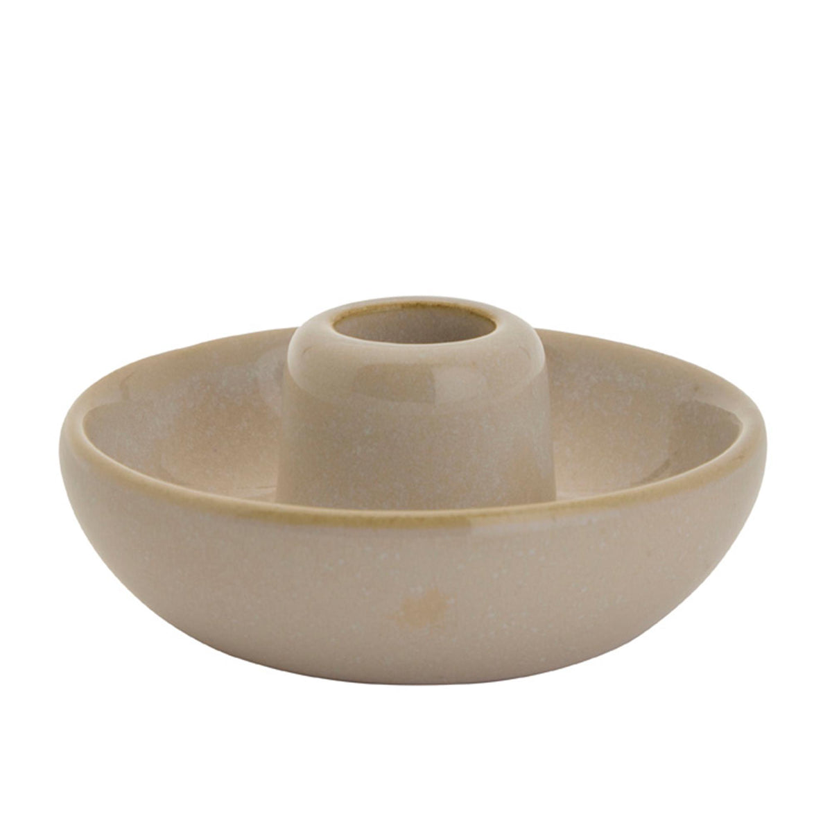 Habitat ceramic taper holder grey glaze, UK version